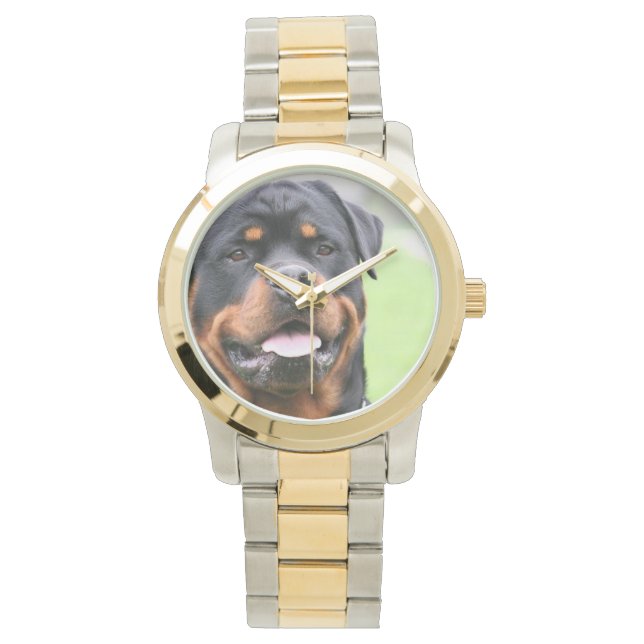 Rottweiler.png Armbanduhr (Vorderseite)