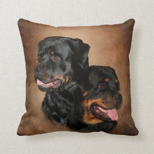 Rottweiler Polyester-Wurfs-Kissen Kissen