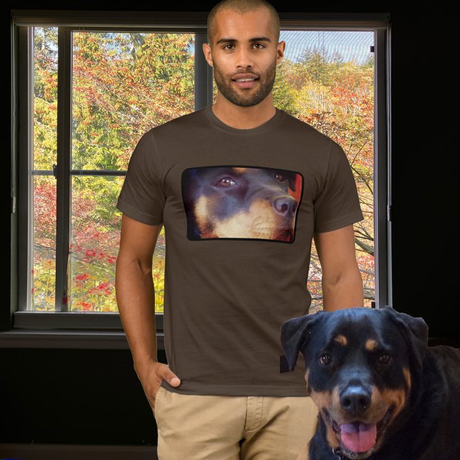 Rottweiler Portrait 1-Slot-Template-T - Shirt (Von Creator hochgeladen)