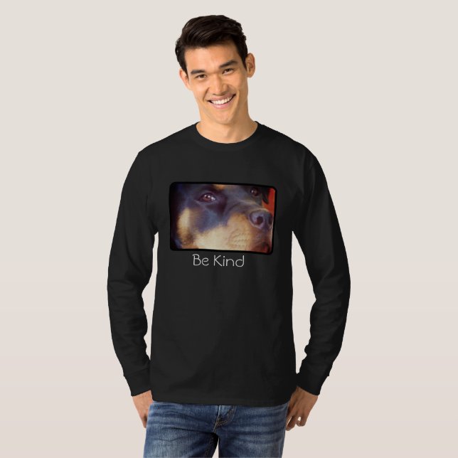 Rottweiler Portrait 1-Slot-Vorlage Gleich sein T-Shirt (Vorne ganz)