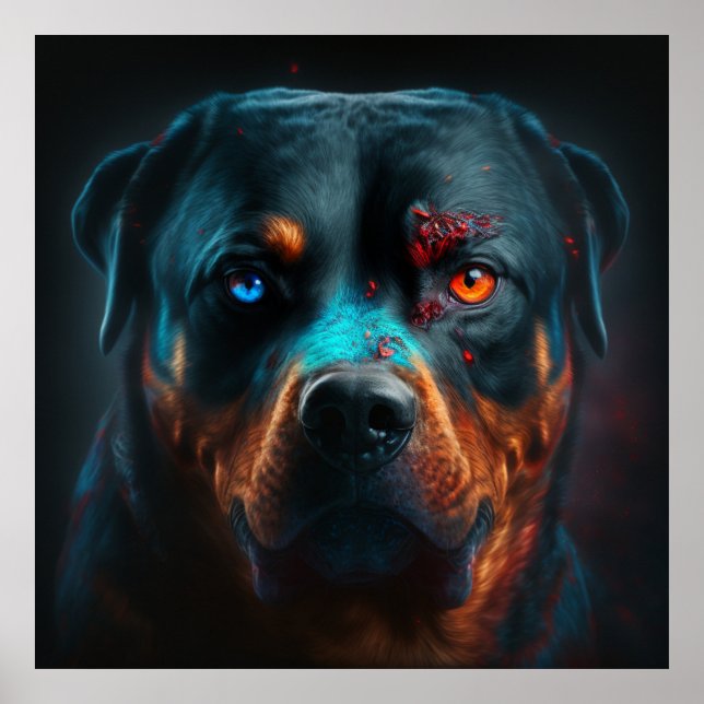 Rottweiler Poster (Vorne)