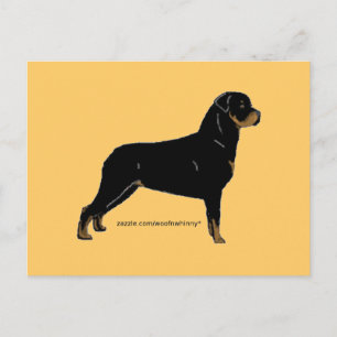 Rottweiler Postkarte