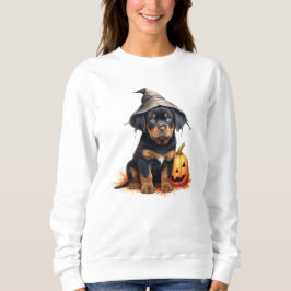 Rottweiler Puppy Halloween Sweatshirt