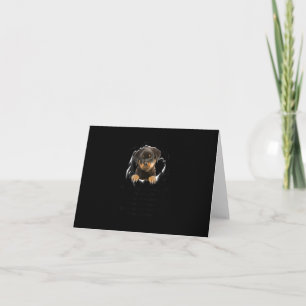 Rottweiler Puppy If I Could Give You Any Funny Gif Dankeskarte