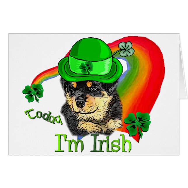 Rottweiler Puppy St Pattys (Vorderseite (Horizontal))