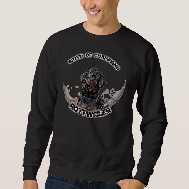 Rottweiler-Rasse der Champions Sweatshirt (Vorderseite)