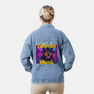 Rottweiler Records - Veste en jean pour femme