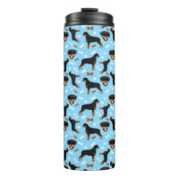 Rottweiler Rottie Pattern Pawprint