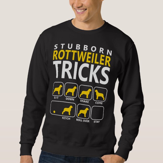 Rottweiler Rottweiler Dog Sweatshirt (Vorderseite)