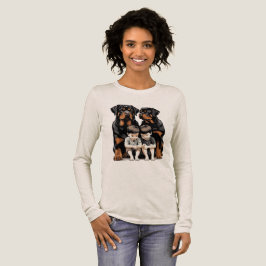 Rottweiler - Rottweilers Loyal Guardians Of Kids Tri-Blend Shirt