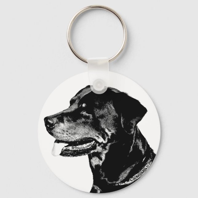 Rottweiler Schlüsselanhänger (Vorderseite)