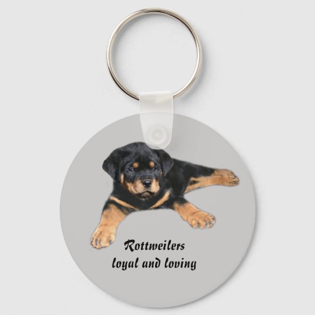 Rottweiler Schlüsselanhänger (Vorderseite)