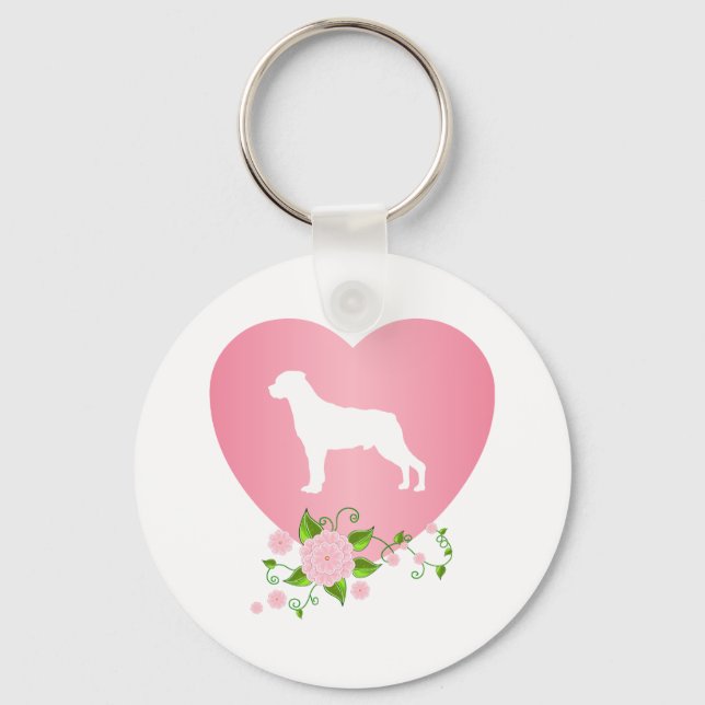 Rottweiler Schlüsselanhänger (Vorderseite)