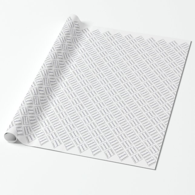 Rottweiler-Sicherheitssystem Geschenkpapier (Ungerollt)