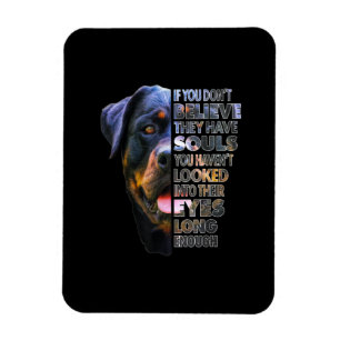 Rottweiler Soul I Liebe Rotties Dog Lover Magnet
