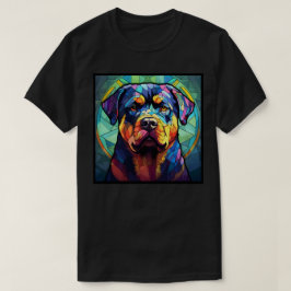 Rottweiler Stainglas Basic Dark T - Shirt