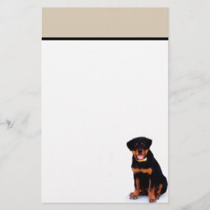 Rottweiler stationär briefpapier