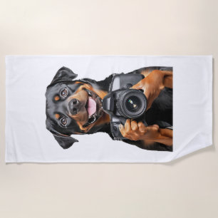 Rottweiler   strandtuch
