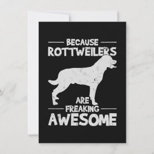 Rottweiler T - Shirt Copy Dankeskarte