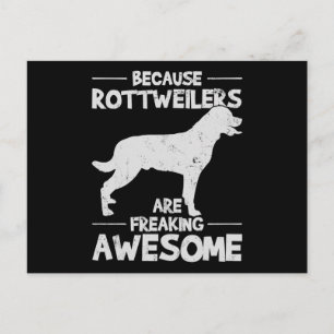 Rottweiler T - Shirt Copy Feiertagspostkarte