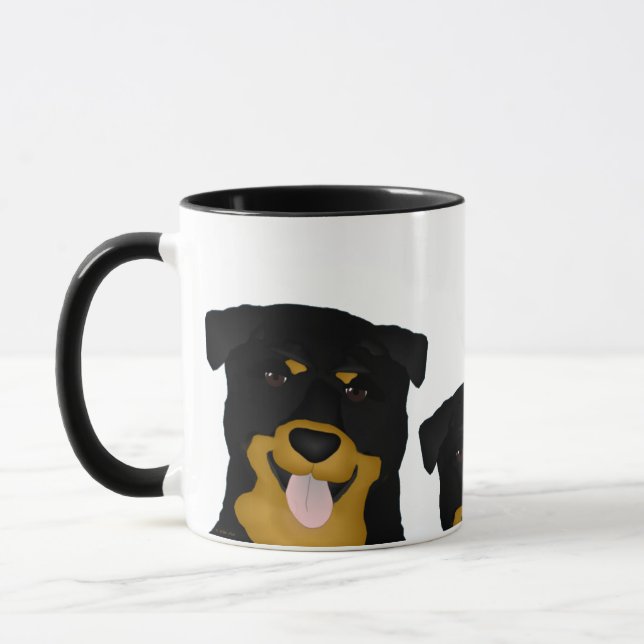 Rottweiler-Tasse Tasse (Links)