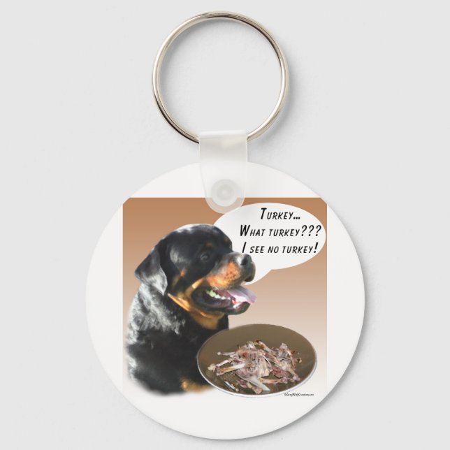 Rottweiler Türkei Schlüsselanhänger (Vorderseite)