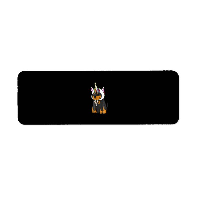 Rottweiler Unicorn Dog (Vorne)