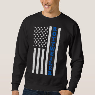 Rottweiler-US-Flagge Sweatshirt