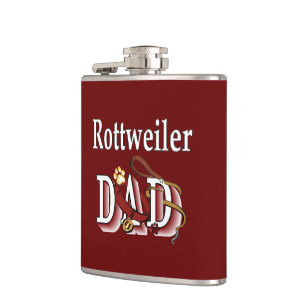 Rottweiler Vater Geschenke Flachmann