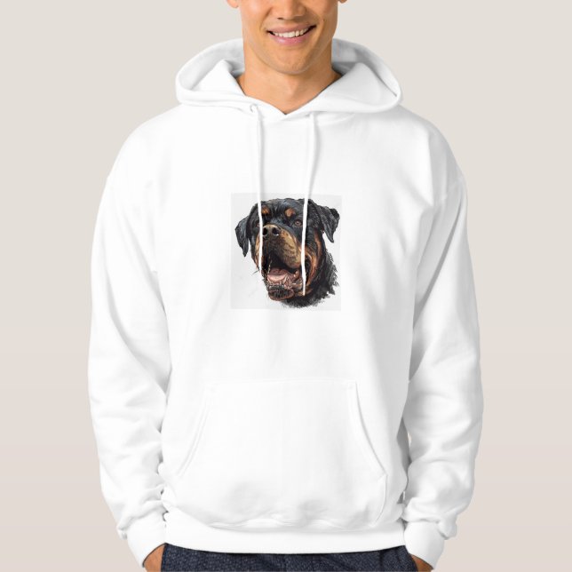Rottweiler Vater Hoodie (Vorderseite)