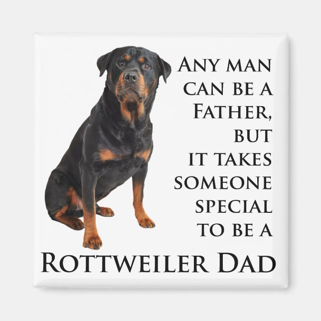 Rottweiler Vater Magnet (Vorne)