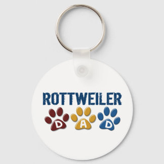 ROTTWEILER Vater Paw Print 1 Schlüsselanhänger