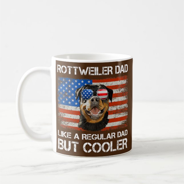 Rottweiler Vater wie ein regelmäßiger Vater, aber  Kaffeetasse (Links)