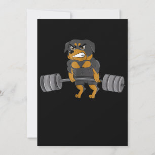 Rottweiler Weightlift-Bodybuilding Ankündigung