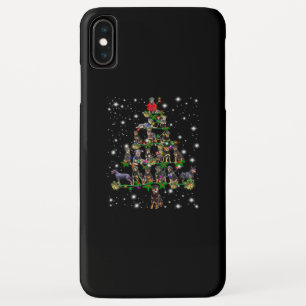 Rottweiler Weihnachtsbaum, gedeckt durch Blitzlich Case-Mate iPhone Hülle