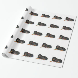 Rottweiler Weihnachtsverwicklung Geschenkpapier
