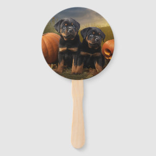 Rottweiler Welpe Herbst Delight Pumpen Fächer