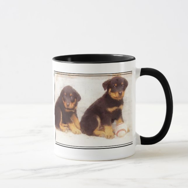 Rottweiler Welpen-Tasse Tasse (Rechts)