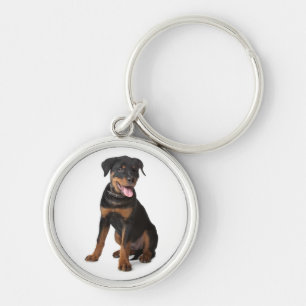 Rottweiler Welpenhund Schlüsselanhänger