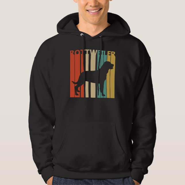 Rottweiler zur Mama von Hunden oder Vätern Hoodie (Vorderseite)