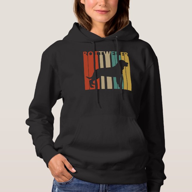 Rottweiler zur Mama von Hunden oder Vätern Hoodie (Vorderseite)