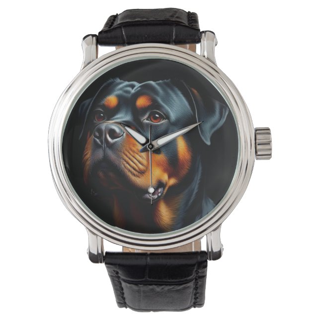 Rottweller Wrist Watch Armbanduhr (Vorderseite)