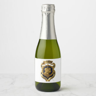 RÓTULO VINHOS - CHAMPAGNE COM BRAZÃO - NOVIDADE!