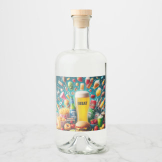 Rótulos Para Comidas e Bebidas Alkoholflaschenetikett