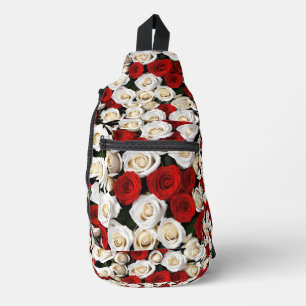 RotundWeißeRosen Crossbody Bag