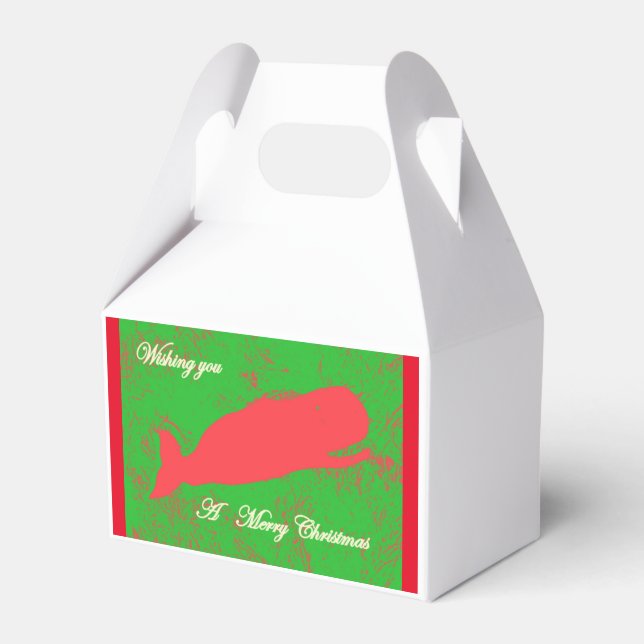Rotwal fröhliche Weihnachten Geschenkboxen Geschenkschachtel (Vorderseite)