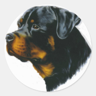 Rotweihhund Runder Aufkleber