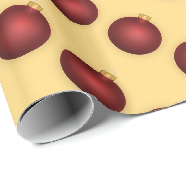 Rotweihnachtszierpapier Geschenkpapier (Rolleneckpunkt)