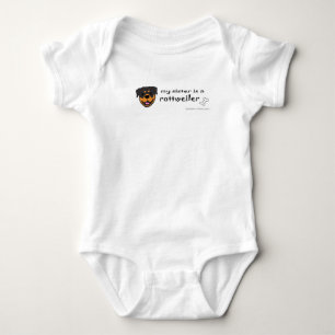 Rotweiler Baby Strampler
