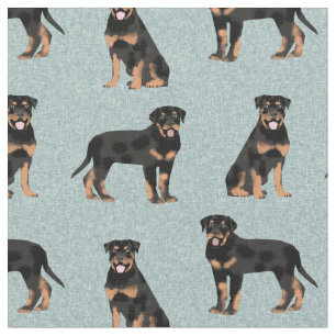 Rotweiler-Hund Stoff
